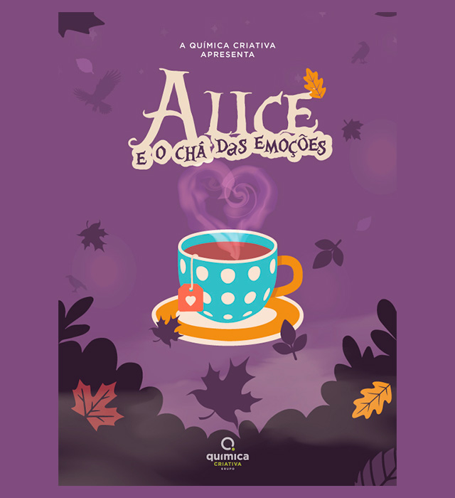 imagem cartaz alice cha emocoes